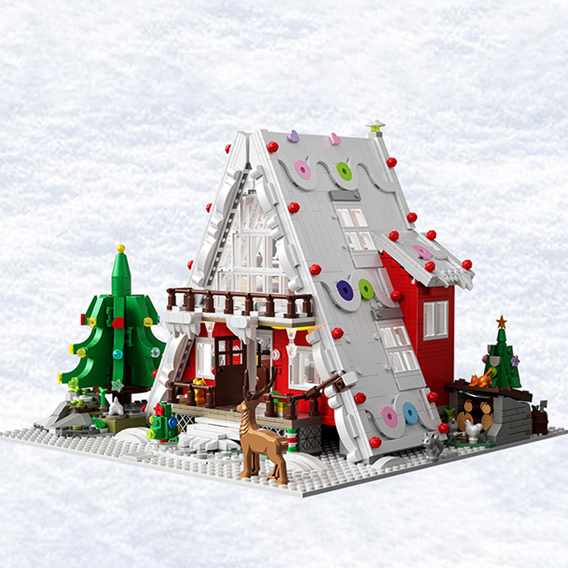 [Mini Micro Bricks] ZHEGAO 613001 Artistic Chalet Creator Seasonal Christmas