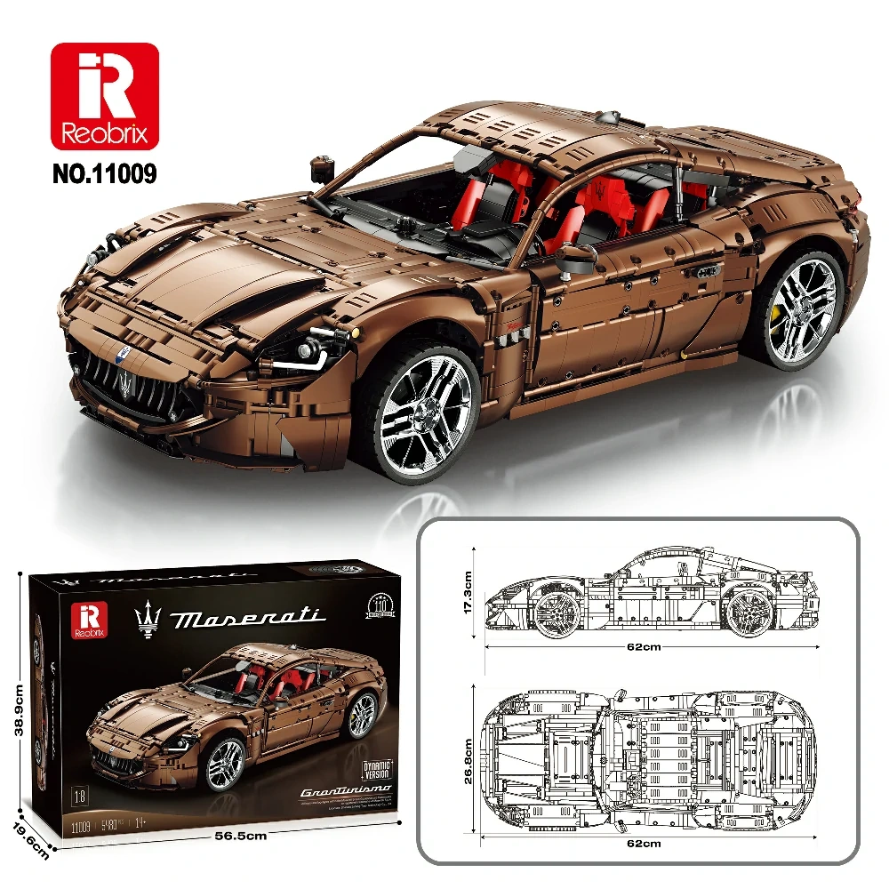 Reobrix 11009 Maserati GranTurismo Gold Technic
