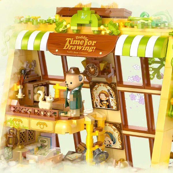 Panlos 881304 Teddy Flower Painting Creator Expert