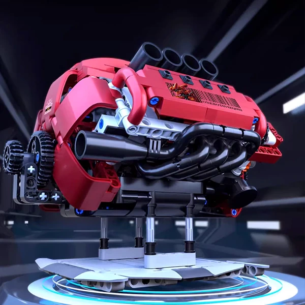ONEBOT OBFDJ18AIQI V8 Engine Model Technic