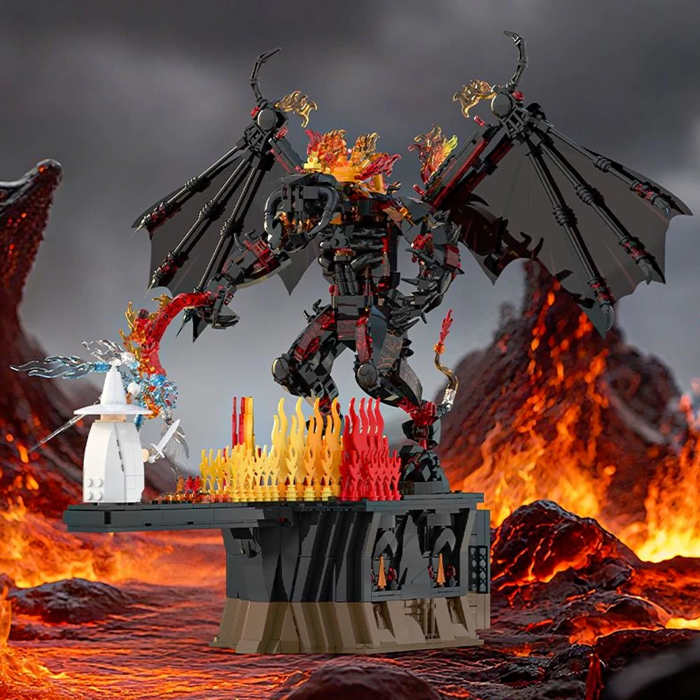 Xbert 66206 FLAME DEMON Monster Dinosaur