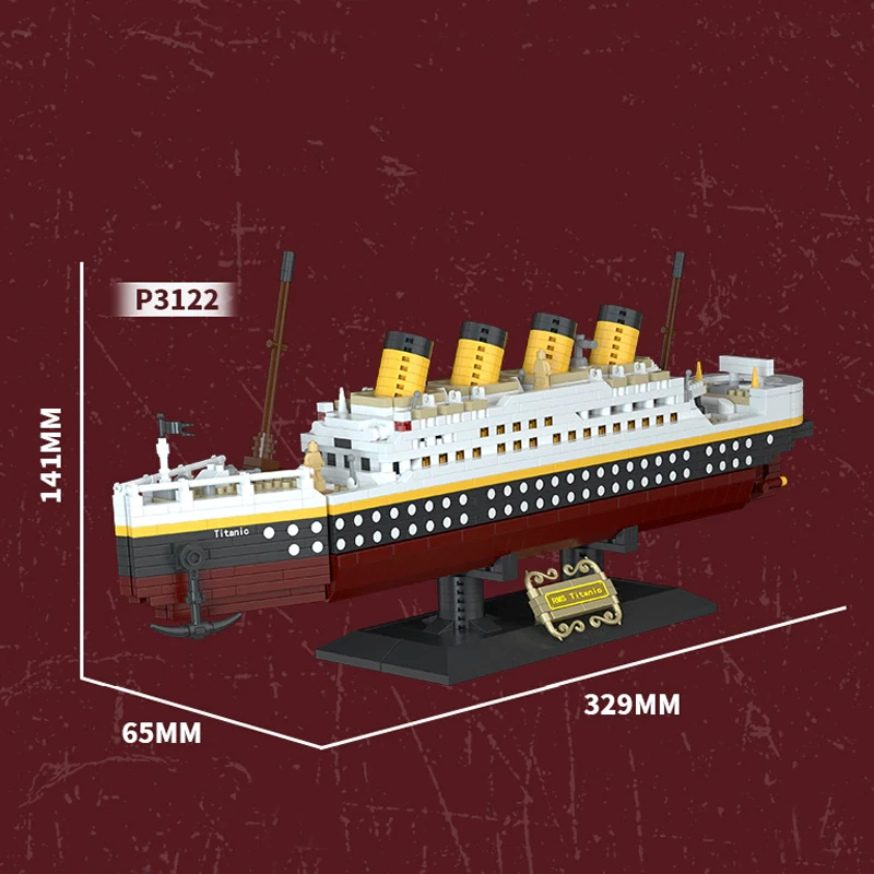 [Mini Micro Bricks] YKO P3122 Titanic Cruise Ship Movie