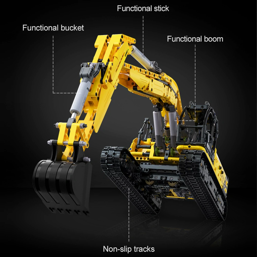 CaDA C61082 Remote Control Excavator Technic