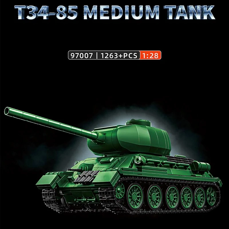 12GO 97007 T34-85 MEDIUM TANK Military