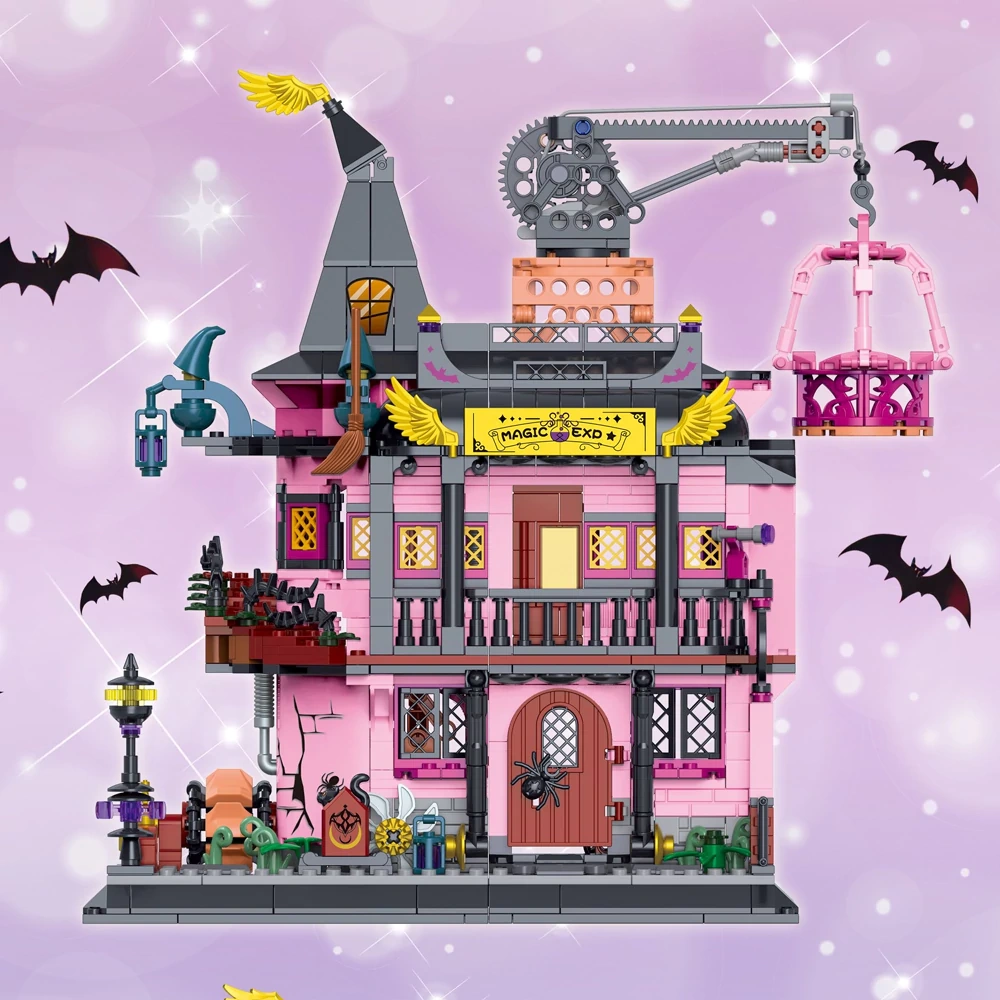 ZHEGAO 611051 Magic Laboratory Modular Buildings