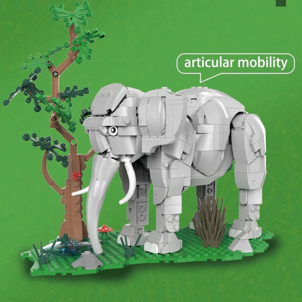 DK 6027 Animal World 3IN1 Elephants, Rhinoceroses, Gorillas Creator Expert