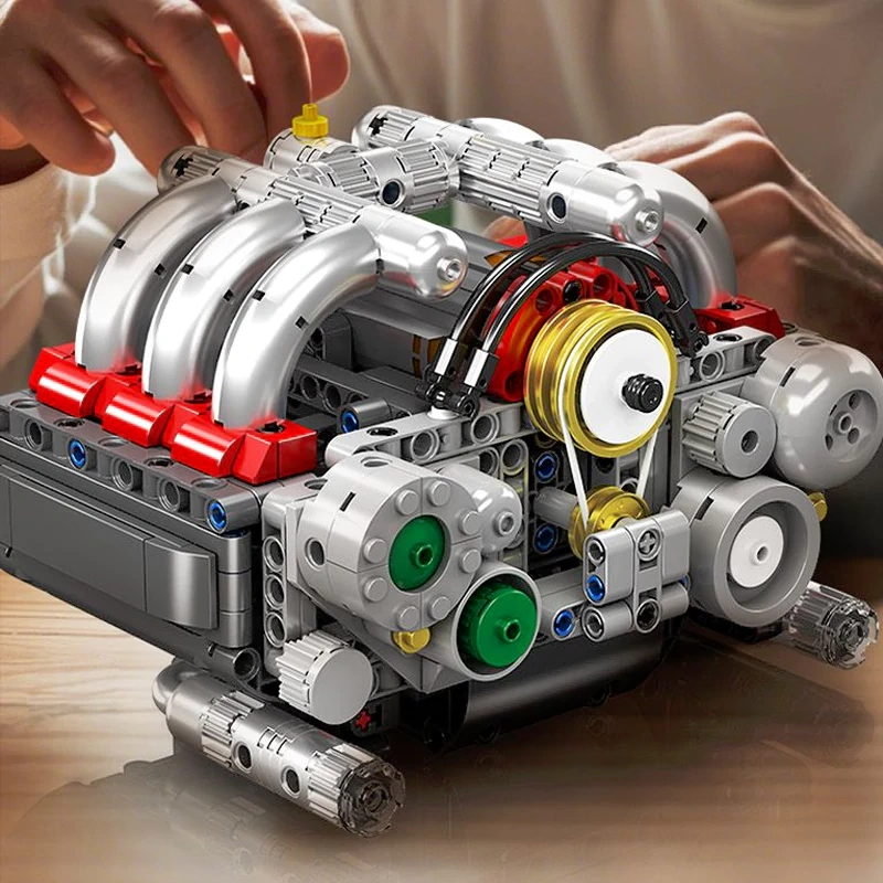 MouldKing 10193 Boxer Engine Technic