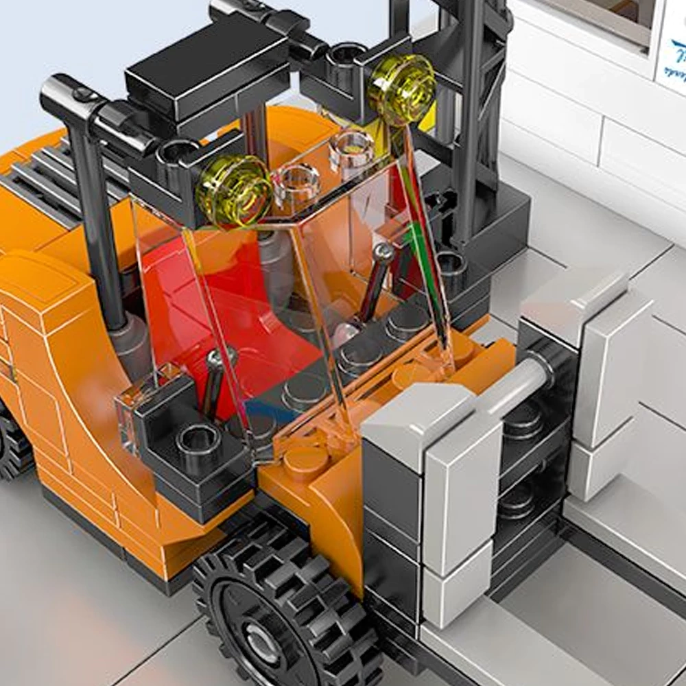 MouldKing 10142 Dock Ship Repair Factory Technic