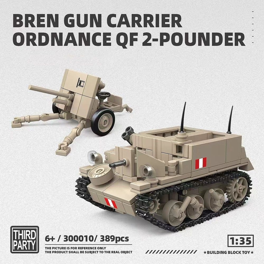 ThirdParty 300010 Bren Gun Carrier Ordnance QF 2-Pounder Military