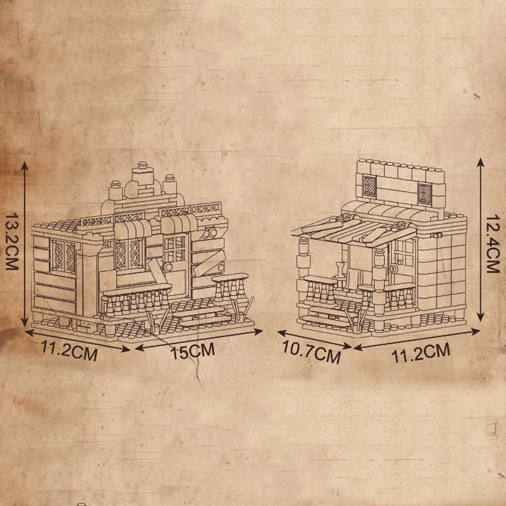 MouldKing 24062 Wild West-Bonk Heist Modular Buildings