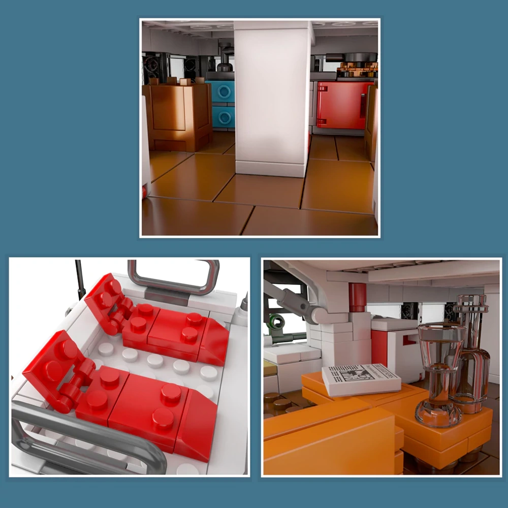 MouldKing 10217 Catamaran Technic
