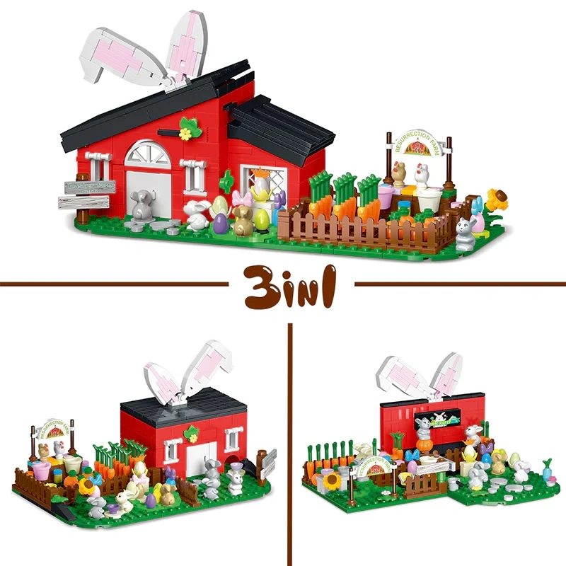 XMORK 20205 EASTER FARM PARTY 3IN1 Creator Expert