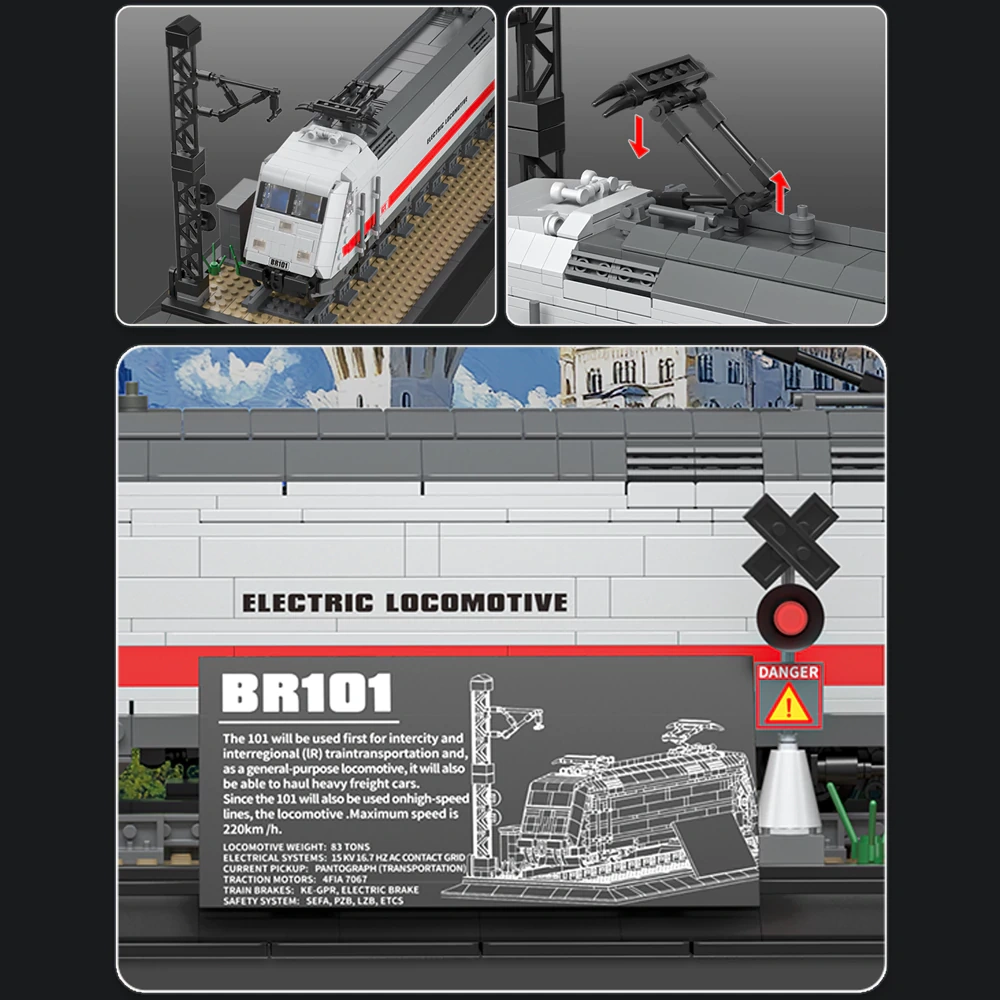 [Pre-sale] Reobrix 66802 ELECTRIC LOCOMOTIVE Technic