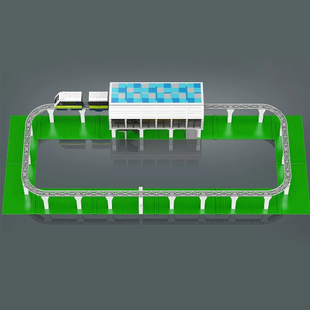 MouldKing 12040 ltalian Marconi Express Light Rail Train Technic