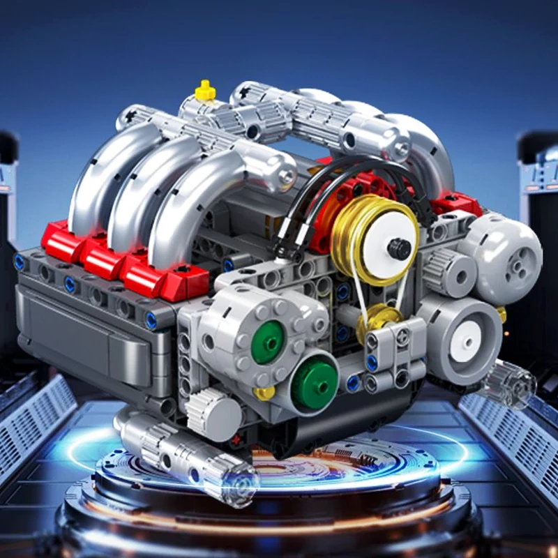 MouldKing 10193 Boxer Engine Technic