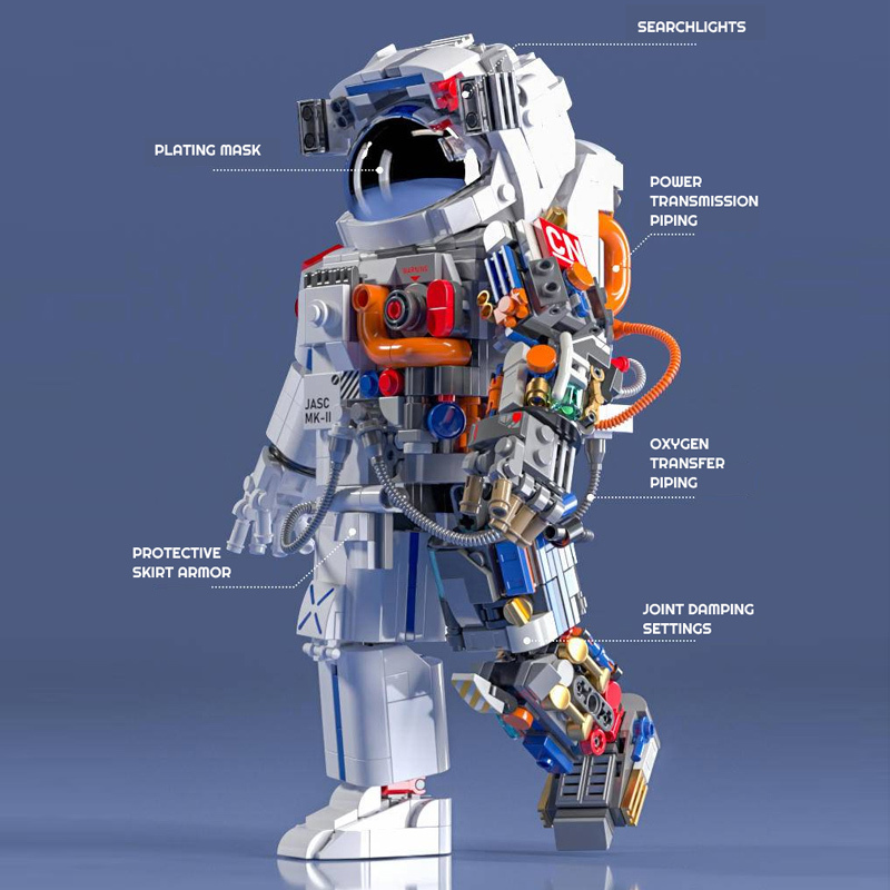 JAKI 9106 Creator Dismantling astronauts Building Blocks***±pcs Bricks from China.