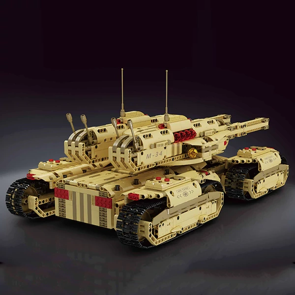 [With Motor] MouldKing 20011S Mammoth Tank Military