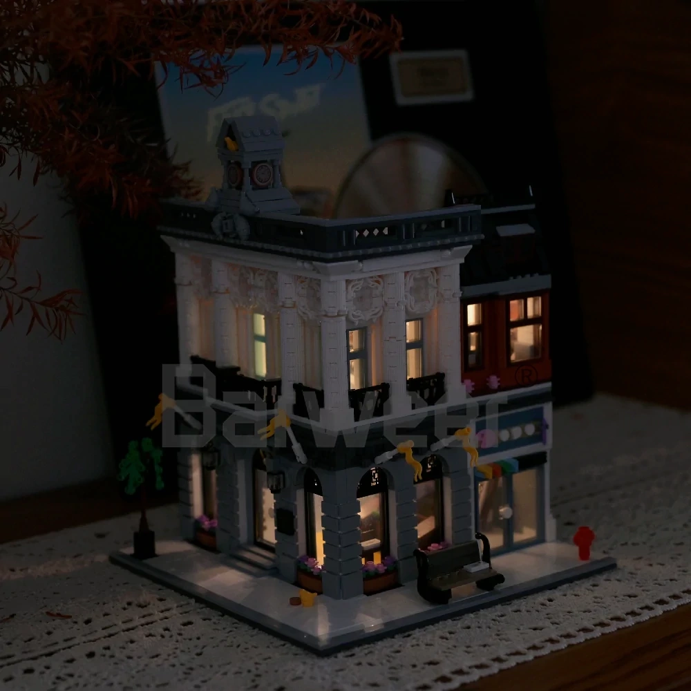 [Mini Micro Bricks] JiQing JQ10004 Bank Modular Buildings