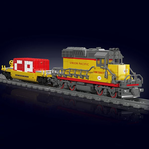 [With Motor] MouldKing 12027S EMD SD40-2 Diesel Locomotive Technic