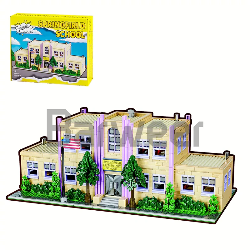 WGC 20003 The Simpsons Springfield Elementary School Modular Movie