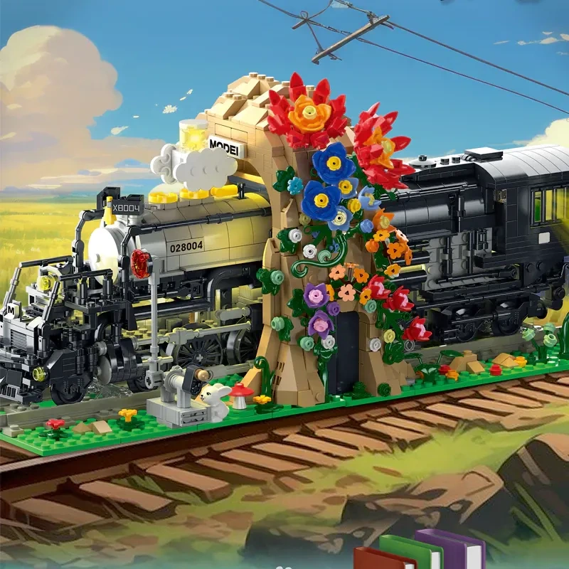 XMORK 028004 TRAIN BOOKEND Booknook Creator Expert