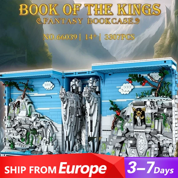 [Pre-sale]  Reobrix 66039 Book Of The Kings Fantasy Bookcase Movie & Game