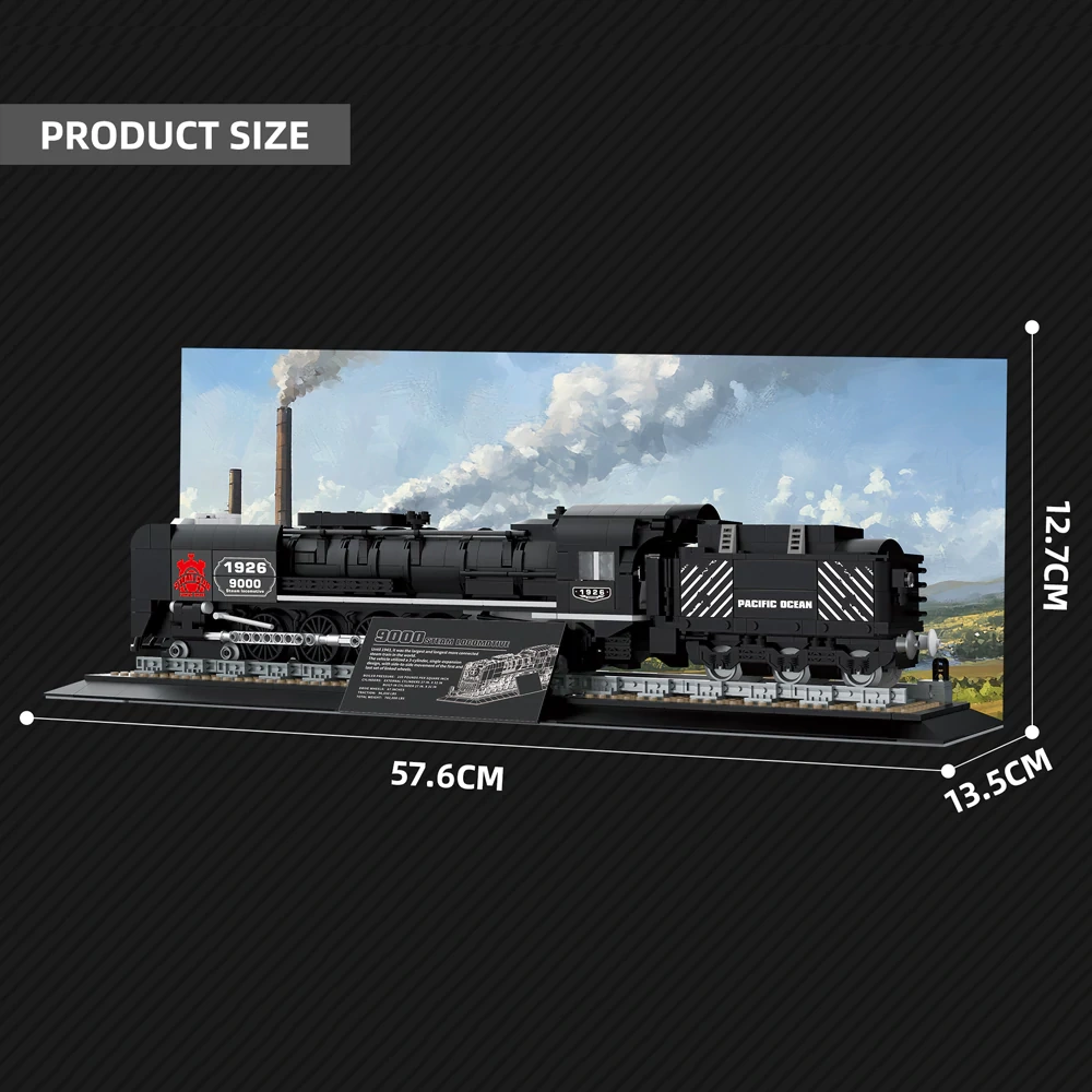 [Pre-sale] Reobrix 66801 STEAM TRAIN Technic