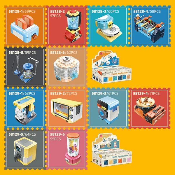 JIESTAR Mini Simulation Small Household Appliances Creator Expert