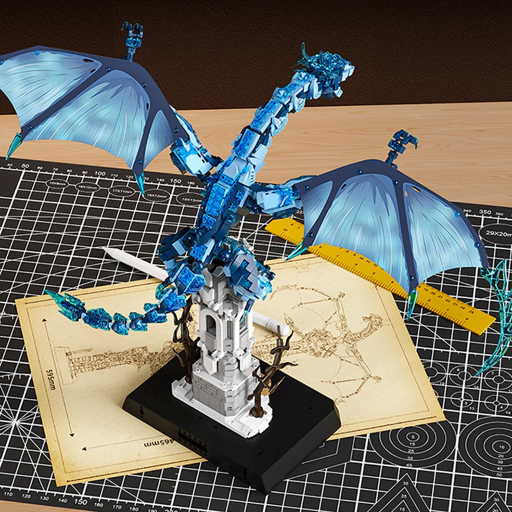 12O 99005 BLUE DRAGON Monster Dinosaur