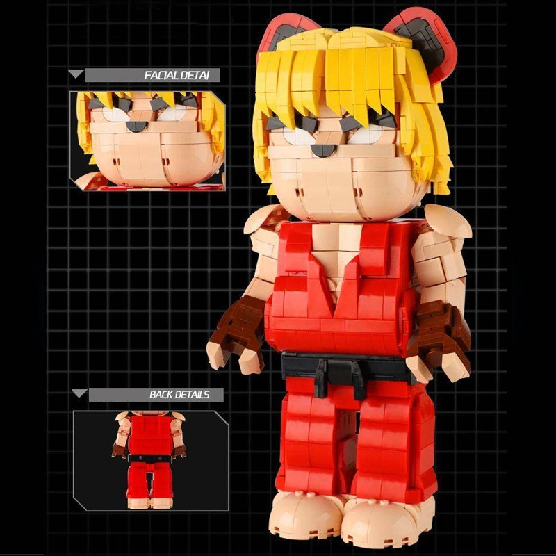 WANGAO Violent Bear Robot Series Bear Brick