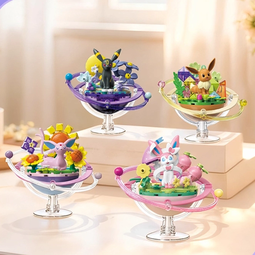 Keeppley Pokémon Planet Series Eevee Evolution Blocks Movie