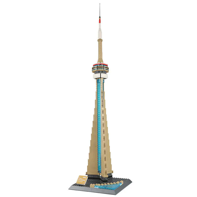 WANGE 4215 Creator Expert CN Tower-Toronto Canada Building Blocks 400pcs Bricks Toys From China