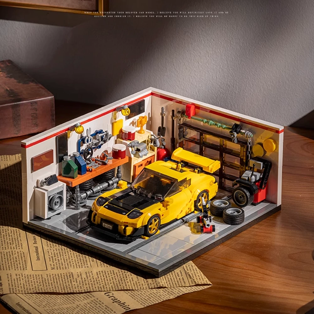 StarBrick X5007 American Style Repair Station Model