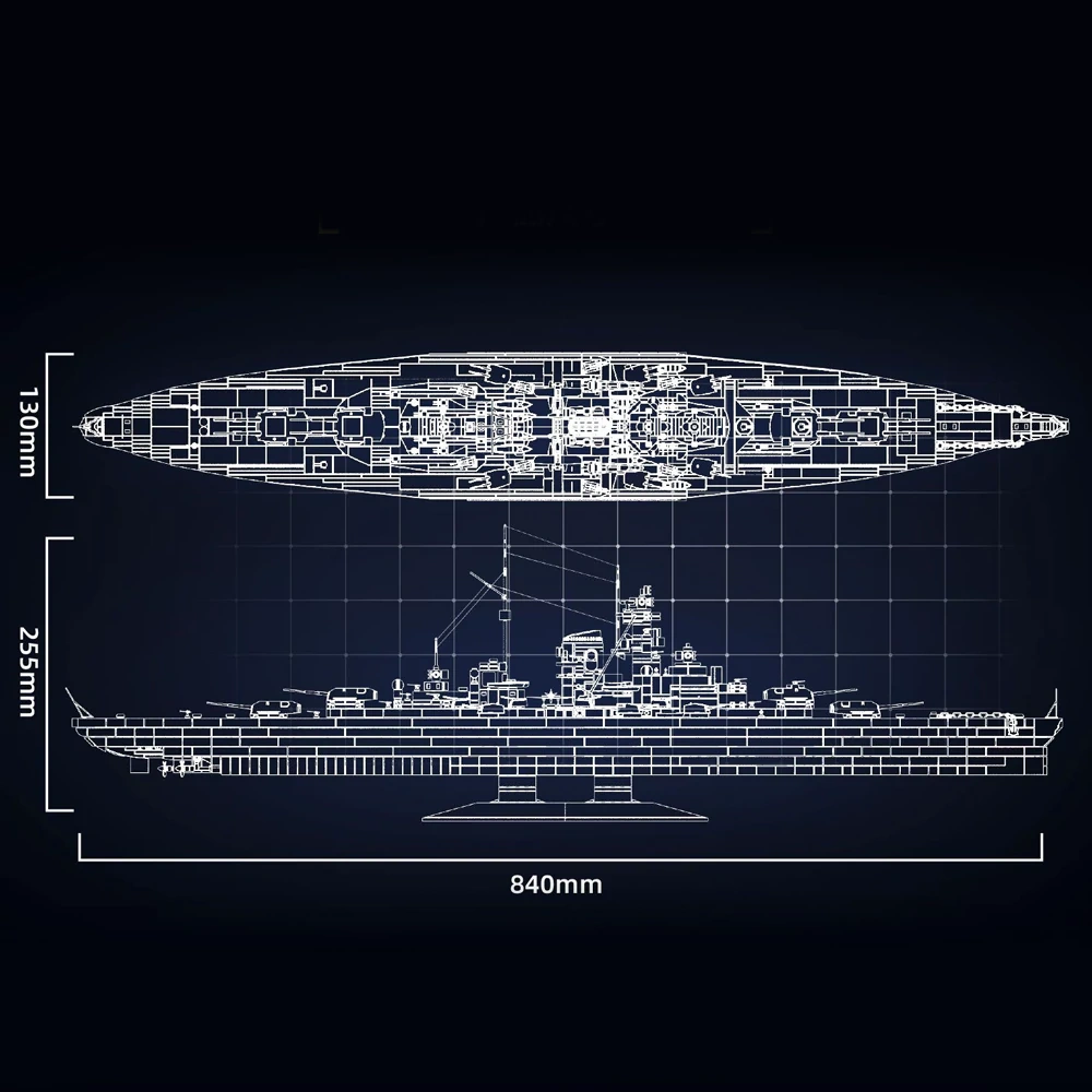 12GO 98006 TIRPITZ BATTLESHIP Military