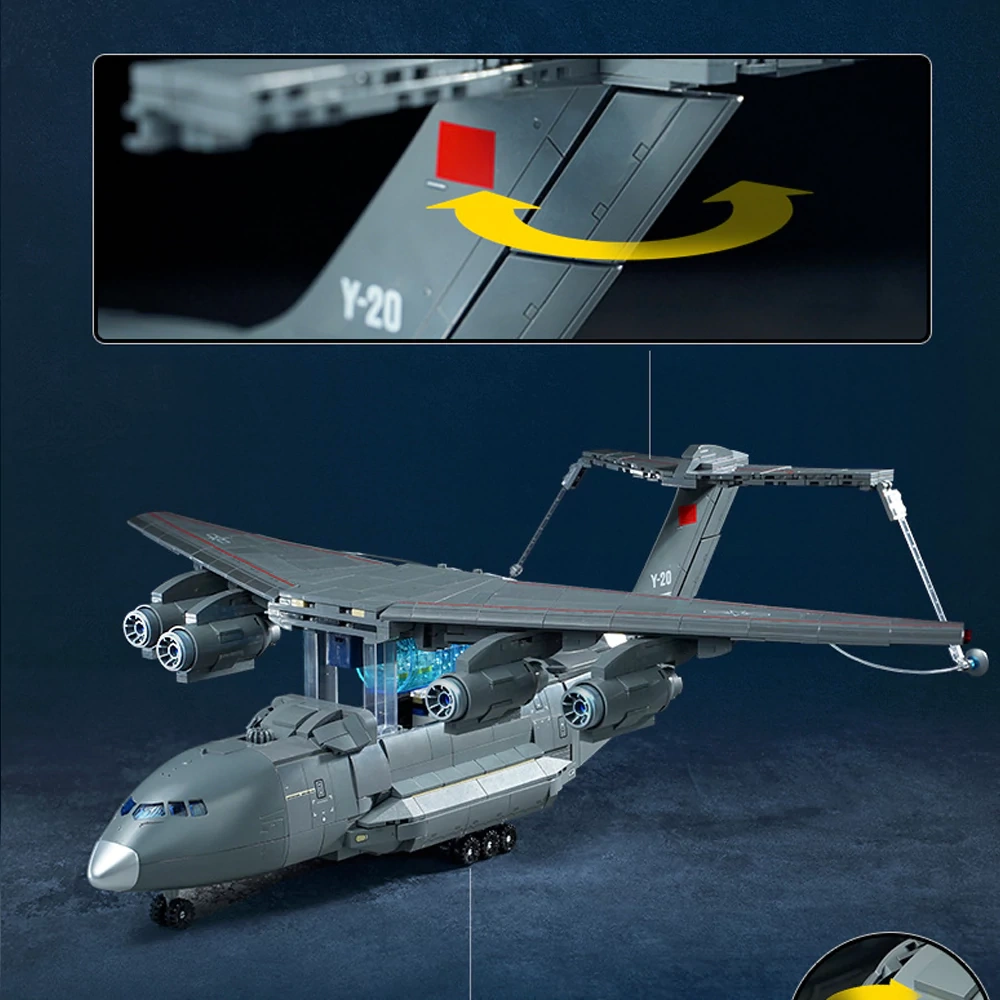 Keeppley 23034 YY-20 Transport Plane Military