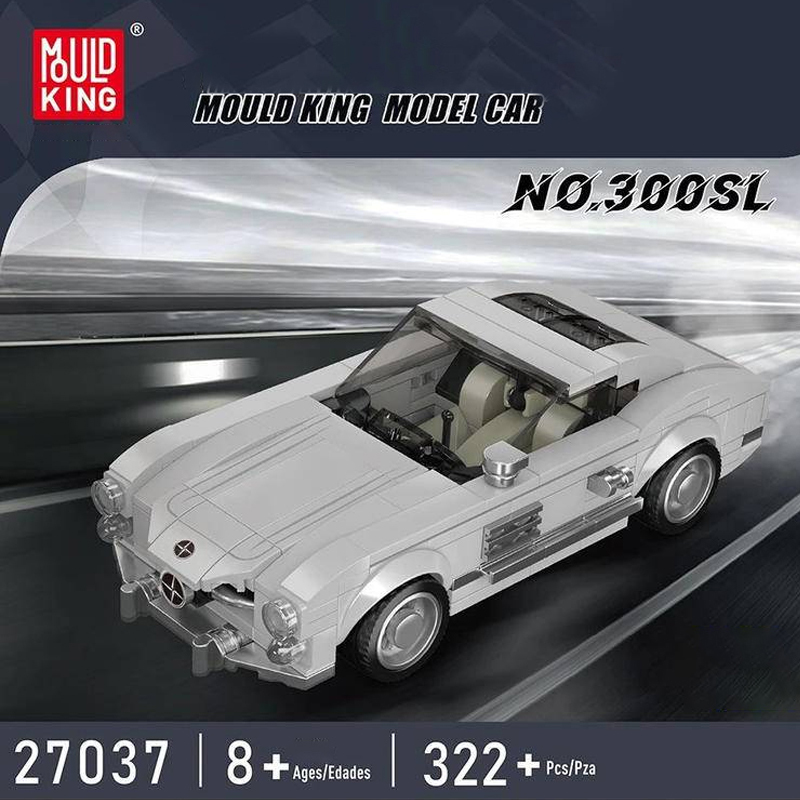 [With Display Box] MouldKing Model Car Super Racers Speed Champions Collection 1