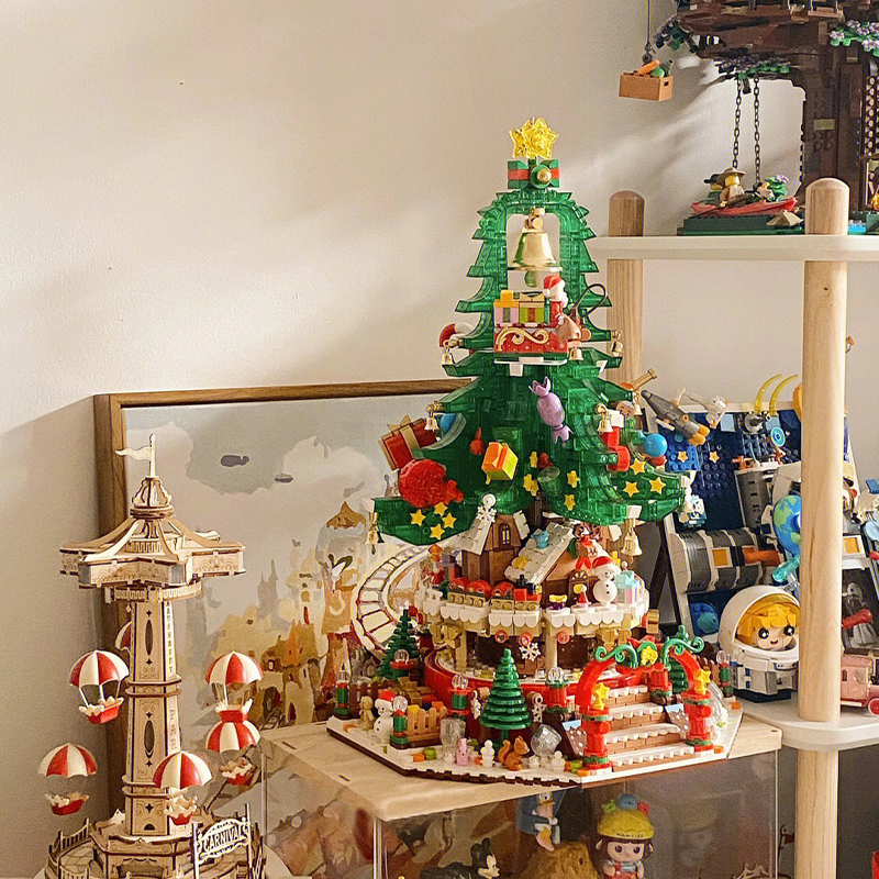 SEMBO 605025 Creator Christmas Music Fairyland Building Blocks 2963pcs Bricks Toys From China Delivery.