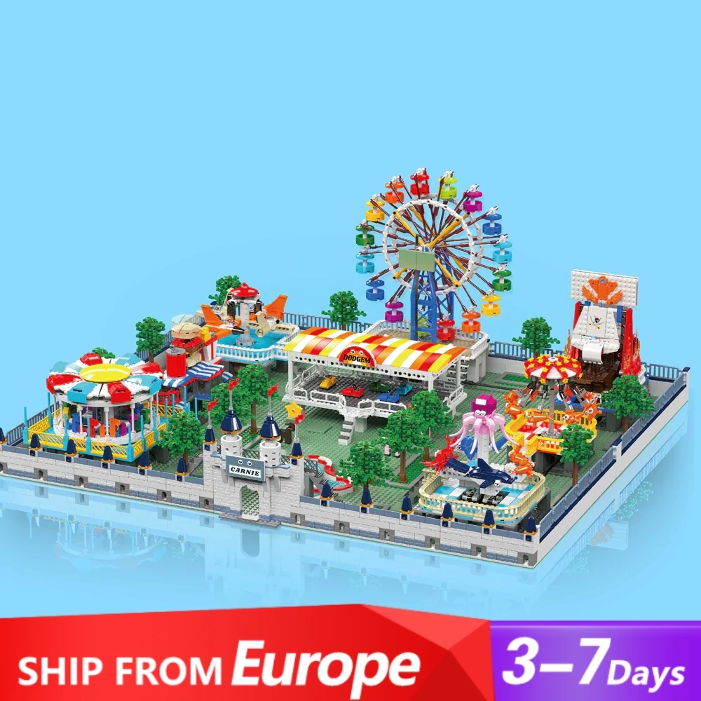 [Pre-sale] MouldKing 11022 MK AMUSEMENT PARK Creator Expert Europe Warehouse Express