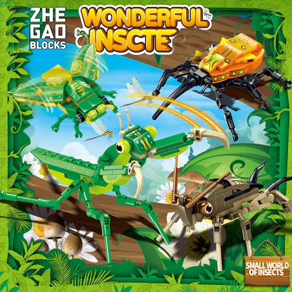 ZHEGAO 933002 Wonderful Inscte：Small World Of Insects Creator Expert
