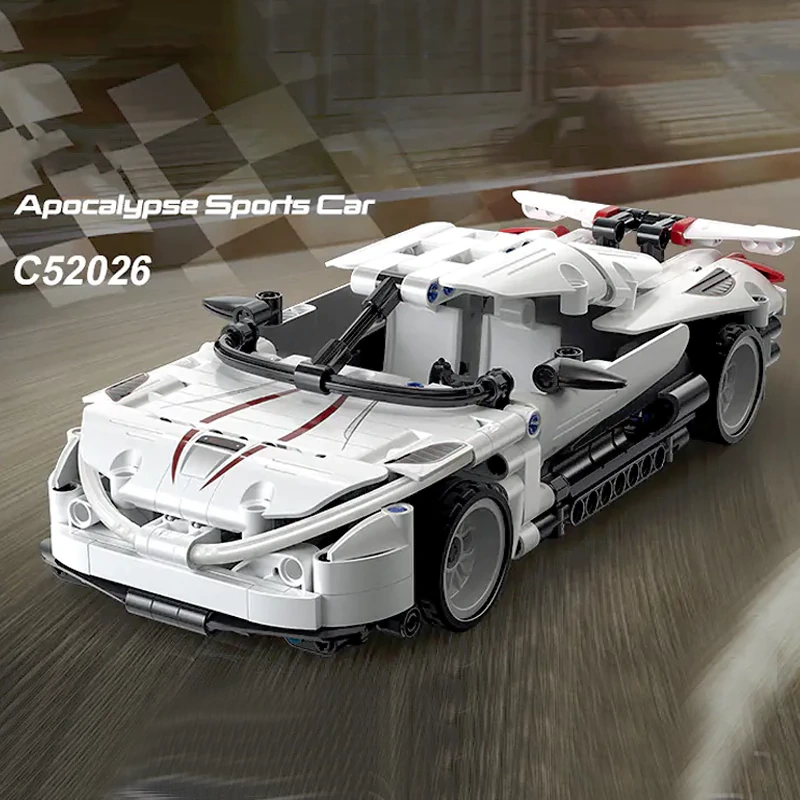 CaDA Sports Car Pull-Back Vehicle Technic