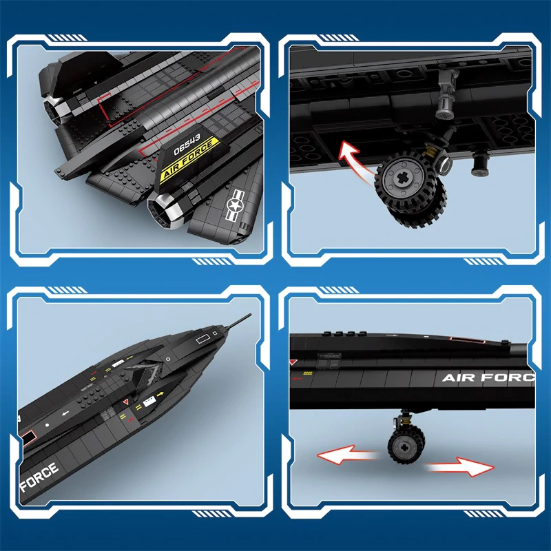 [Pre-sale] Reobrix 33041 SR-71 BLACKBIRD Military