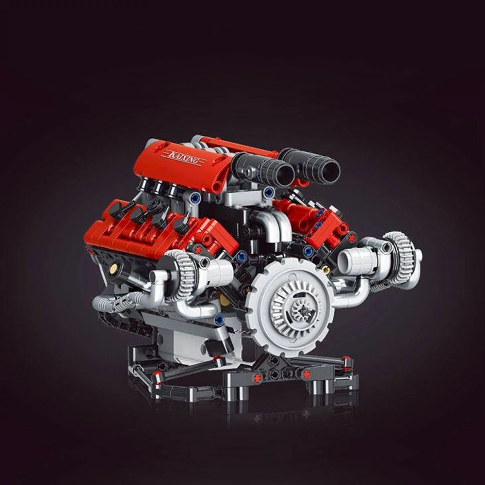 KAIXING K96203 Ferrari V8 Engine Technic