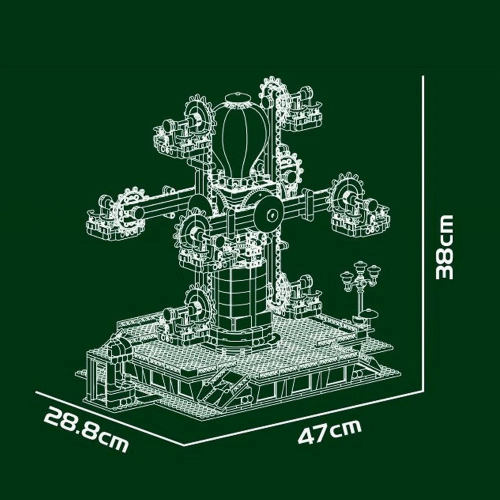 MouldKing 11026 Nature's Tree Windmill Creator Expert