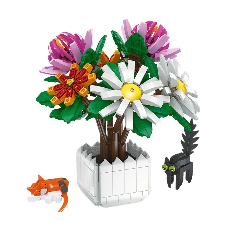 JIESTAR JJ9036 Chrysanthemum potted plants Creator Expert