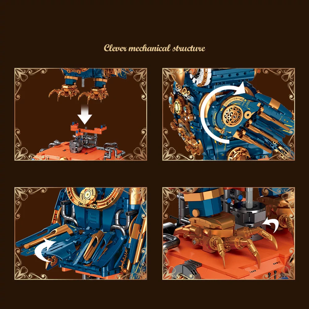 JIESTAR JJ9171 STEAMPUNK OWL Creator Expert
