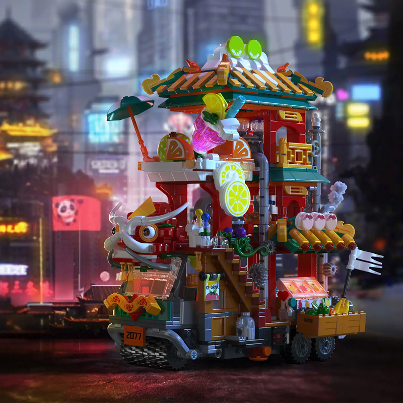 [Mini Micro Bricks] ZHEGAO 6134 Iced Drink Shop Creator Expert