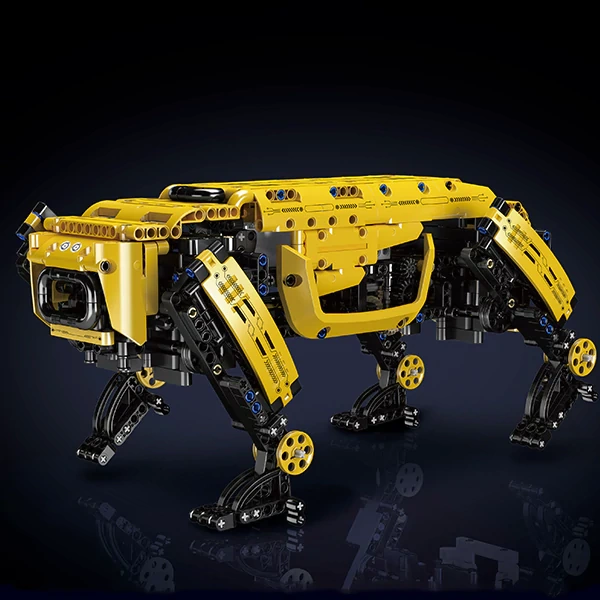 [With Motor] MouldKing 15075S Power Mechanical Dog Technic
