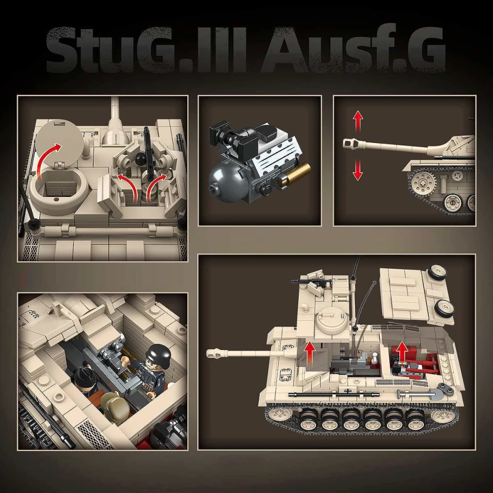 QUANGUAN 100307 StuG.III Ausf.G Tank Military