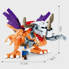 609319 Metal Greymon 458±pcs