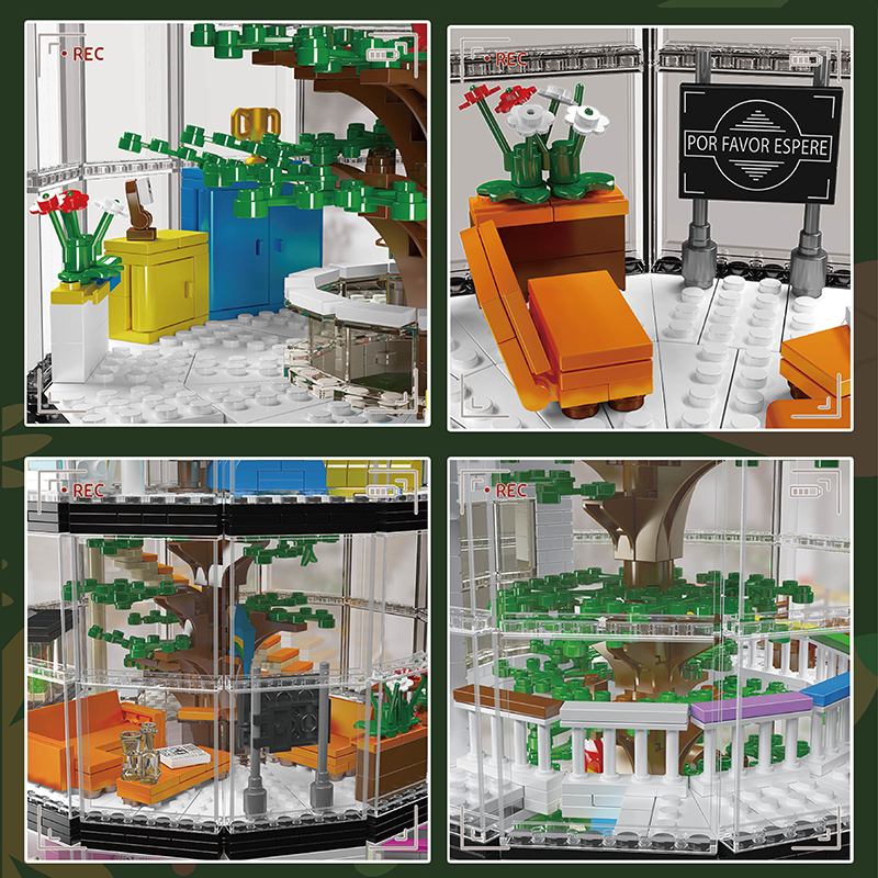 Mould King16013 Transparent Tower Modular Buildings Creator Expert